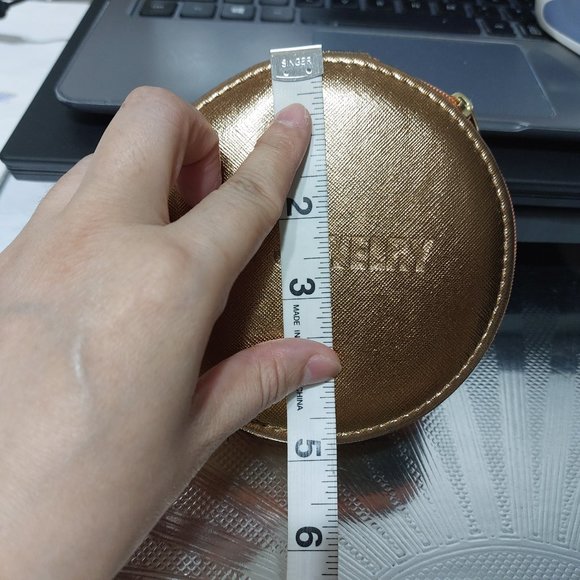 Miamica Circle Leather MY JEWELRY BOX Organizer Practical On the Go - Picture 11 of 11